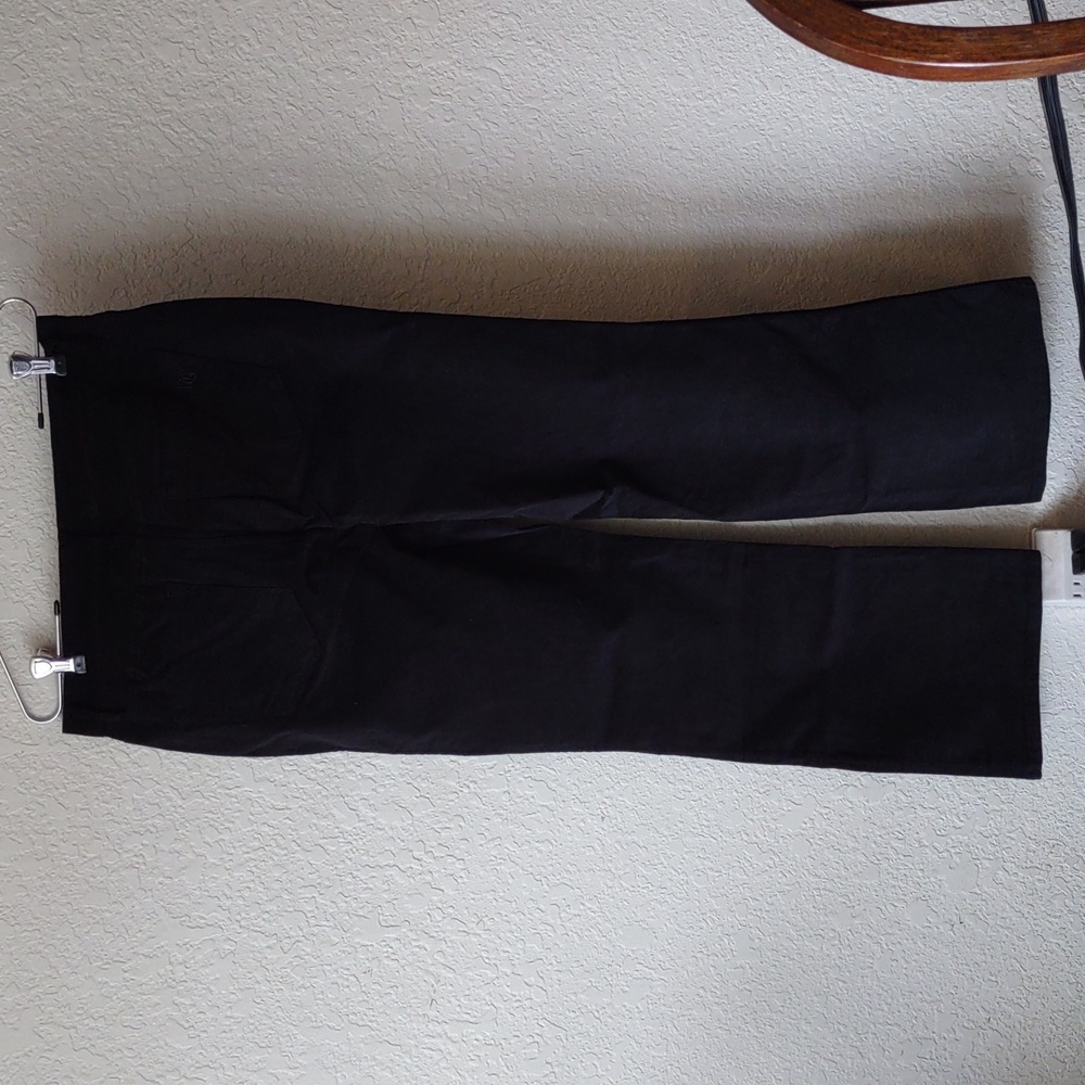 Diane Gilman DG2 | Black Boot Cut Corduroy Jean Sz 12 Petite NWT - Picture 5 of 7